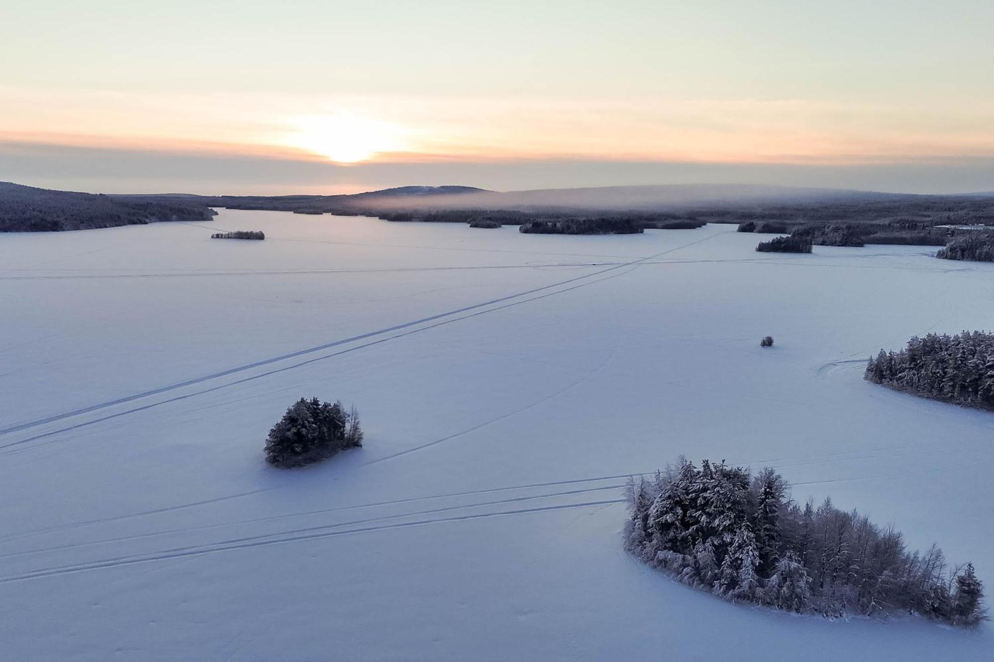 Lapland Arctic Cabins Kemijarvi Bagian luar foto